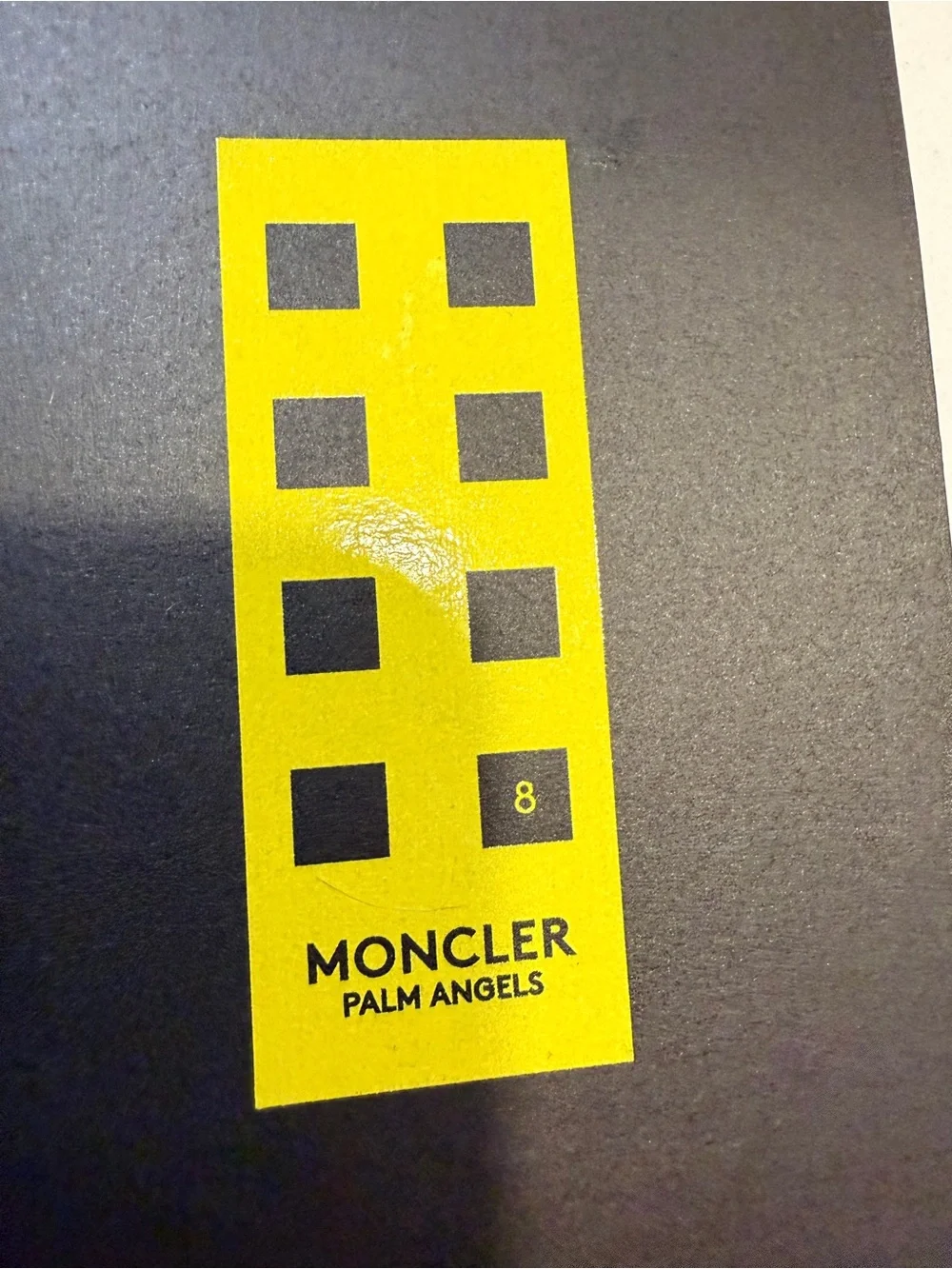 Moncler x Palm Angels Leather ID Badge Holder Lanyard NWT